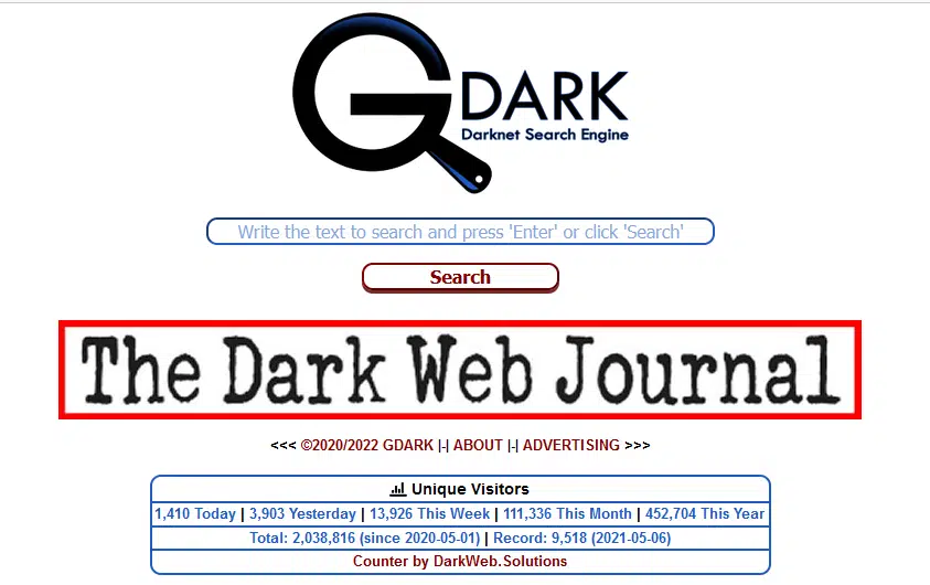 gdark darknet search engine