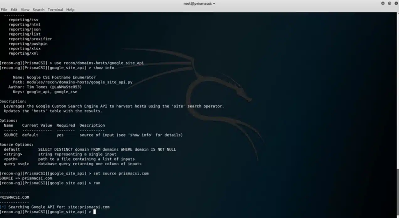 OSINT With Recon-ng - BRANDEFENSE