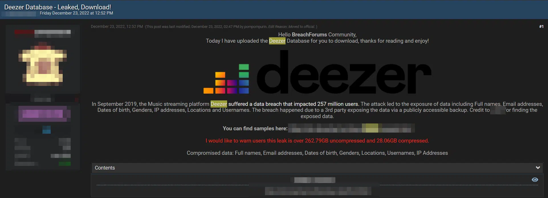 deezer deezer brandefense