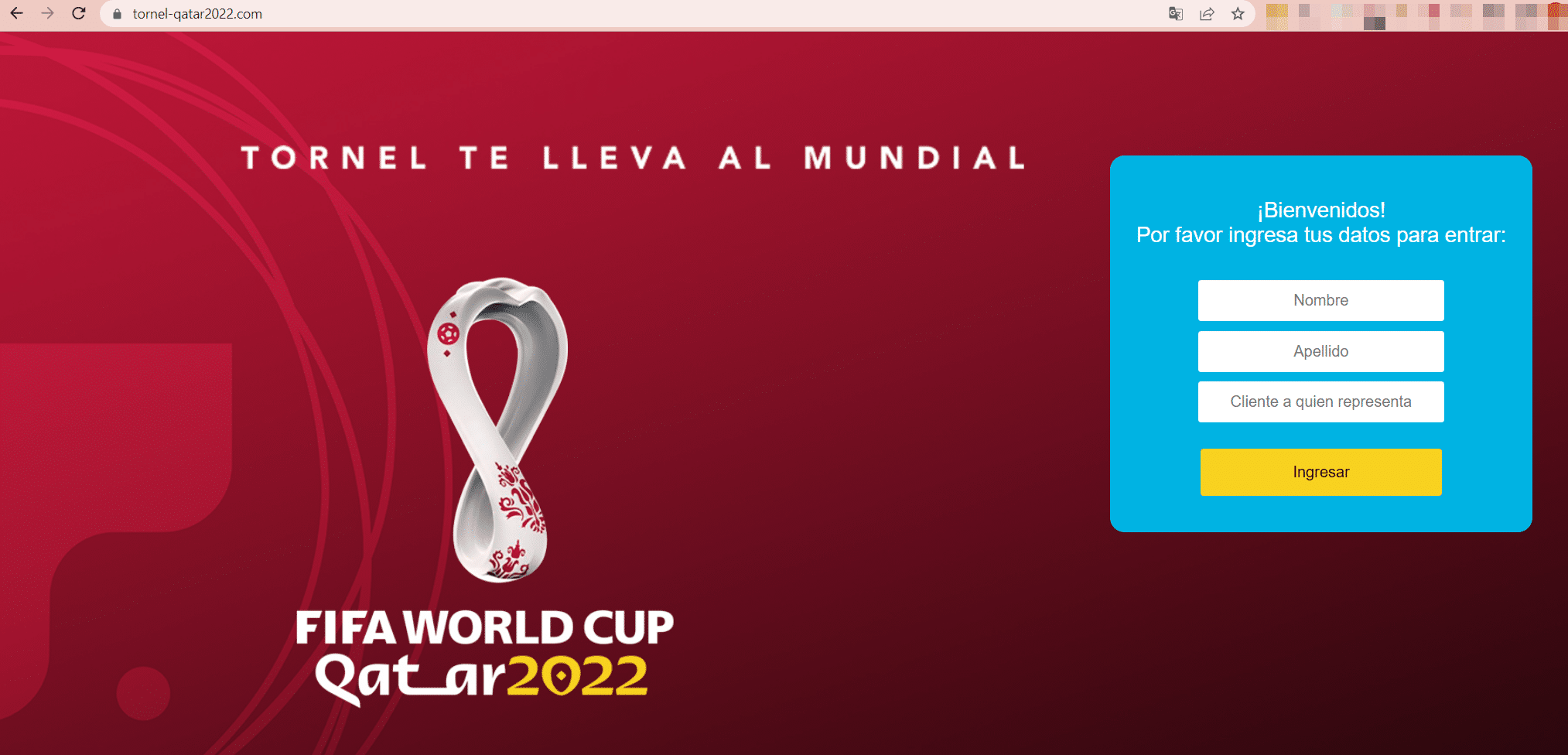 fifa world cup fake pages