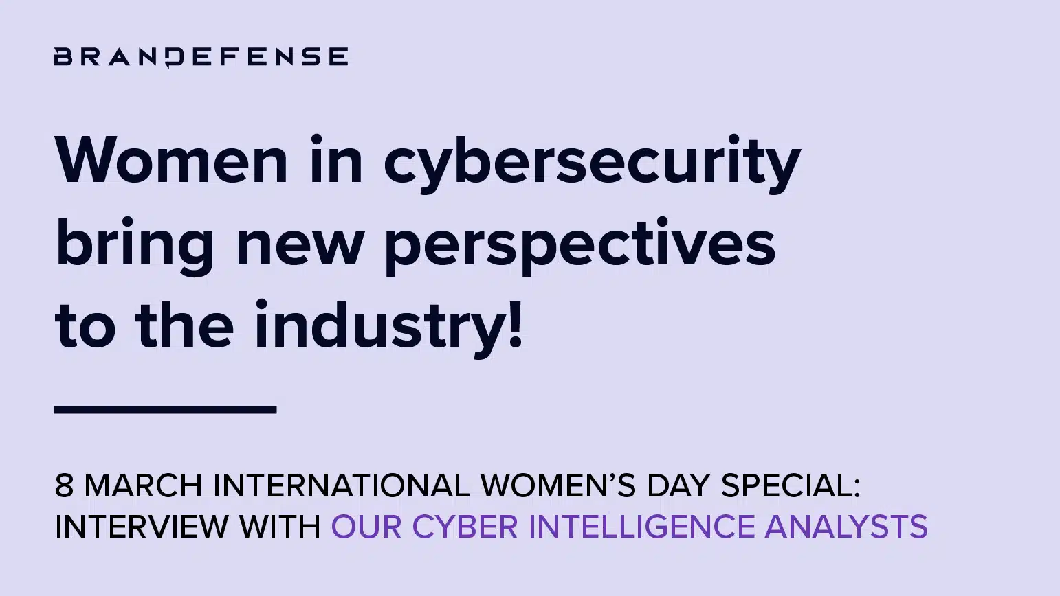Women in cybersecurity bring new perspectives to the industry!
