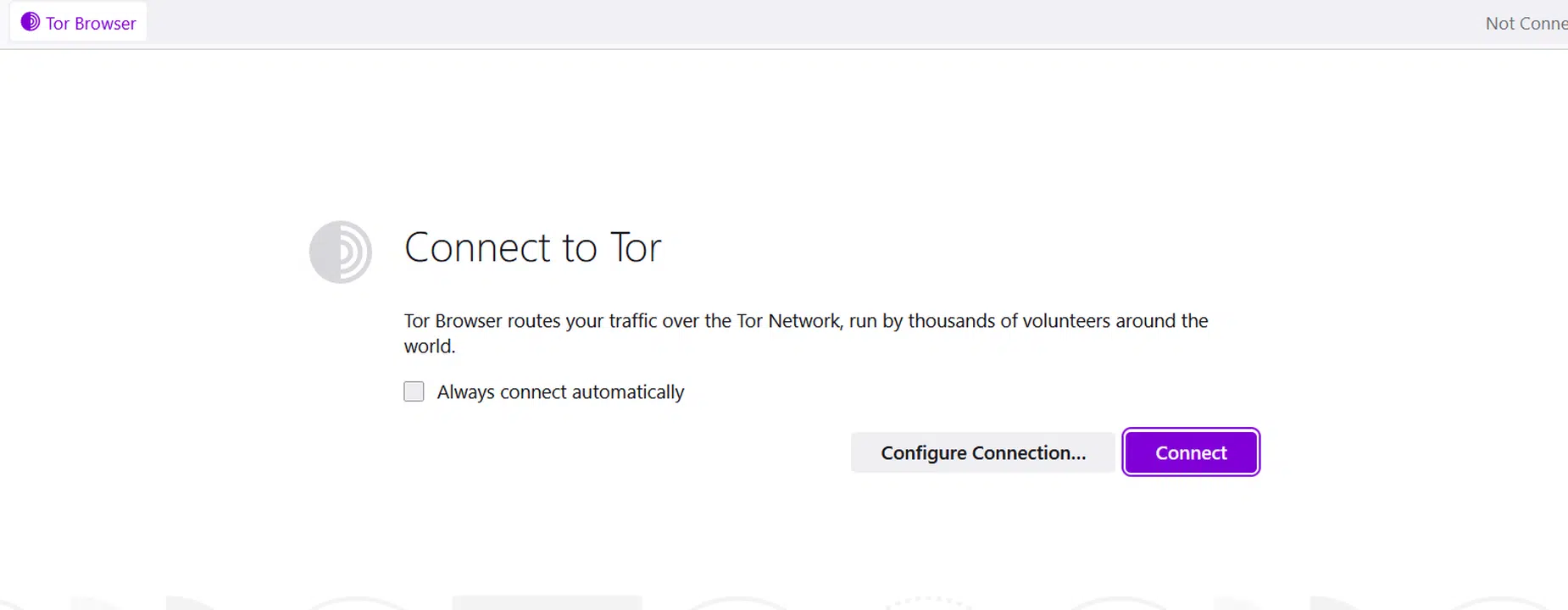 tor connect