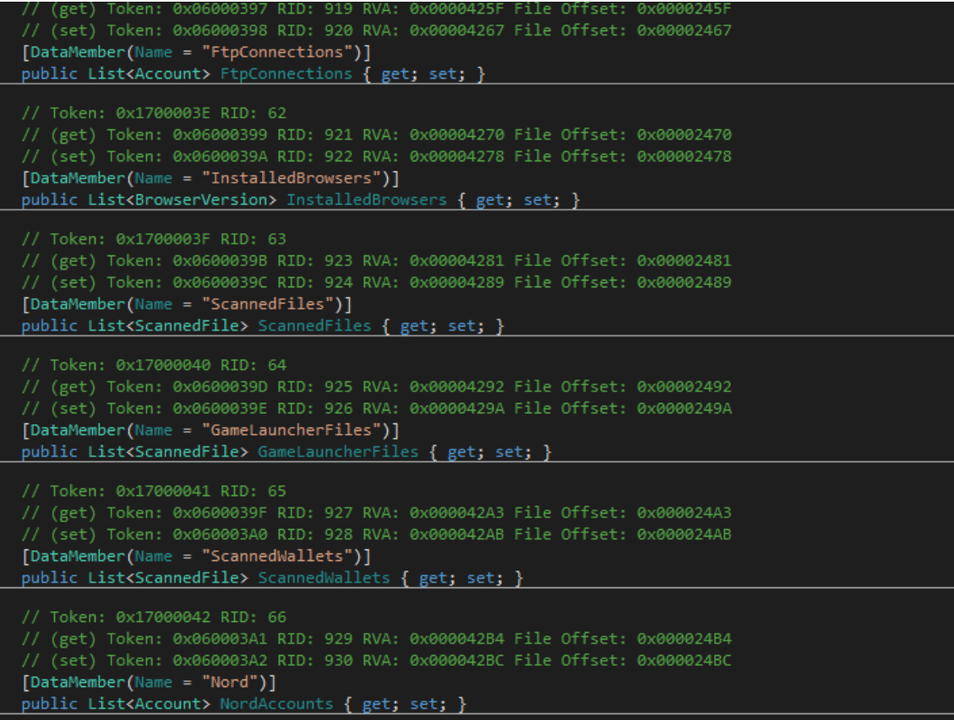ScanDetails class in RedLine