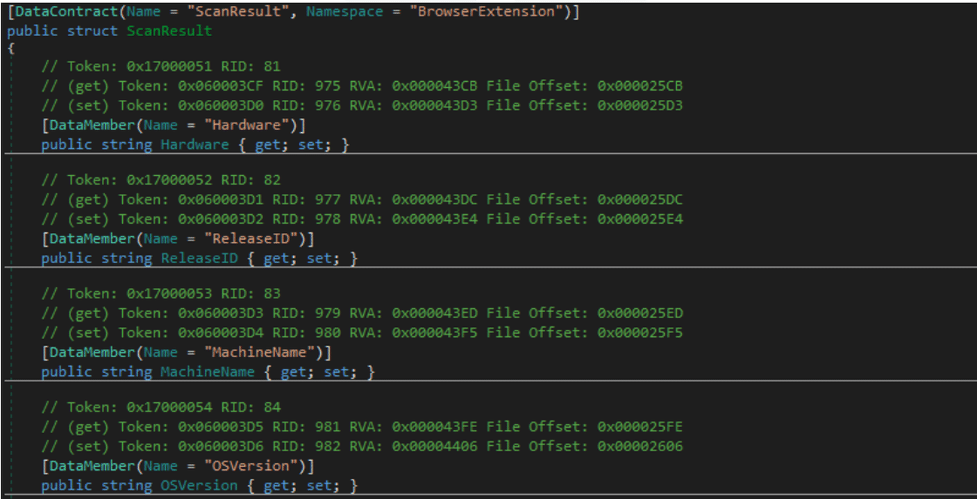 ScanResult class in redline