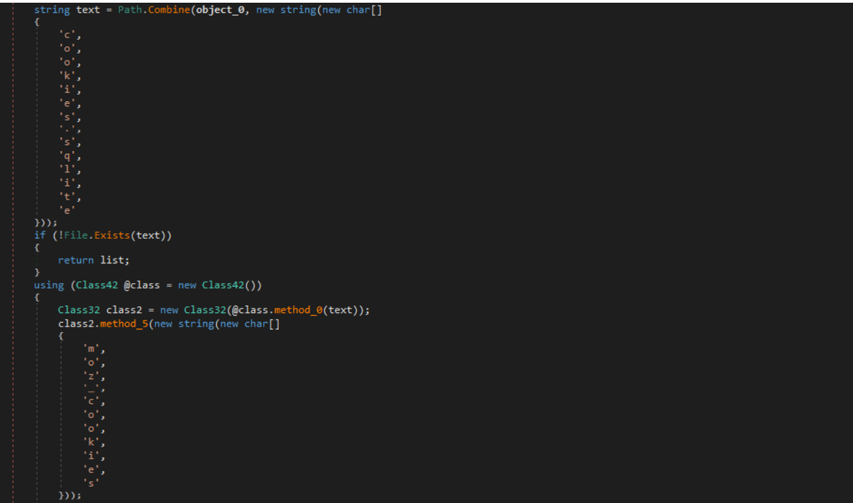 sqlite, redline