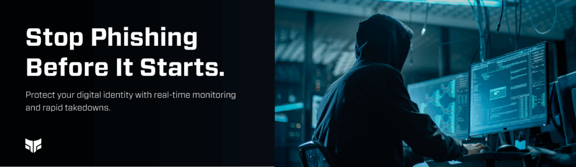 Phishing and Beyond: How Brandefense Detects and Stops Cyber Fraud 2 Cybersecurity expert monitors multiple screens to prevent a phishing attack in real-time
