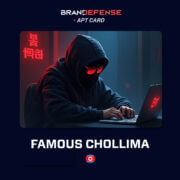 Illustration of a hooded cyber actor representing APT37 (Famous Chollima) working on a laptop with DPRK-themed neon lighting.