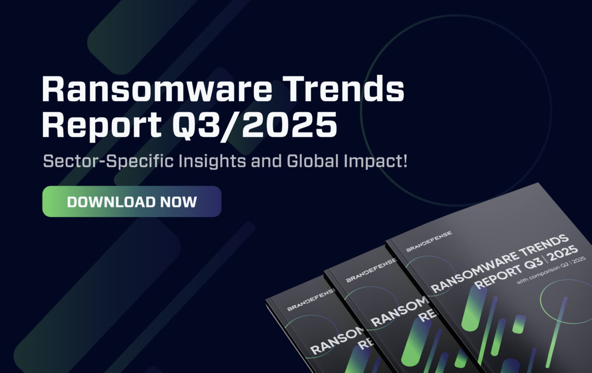 GhostEmperor: Advanced China-Linked Espionage Campaigns 3 Promotional banner for Brandefense Ransomware Trends Report Q3 2025 with “Download Now” button and report covers.