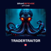 TraderTraitor: North Korea’s Crypto Heist Machine 3 Illustration of an octopus with glowing red eyes and glasses representing the TraderTraitor APT group, a North Korea–linked Lazarus subgroup targeting crypto and blockchain companies.