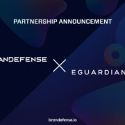 Brandefense and eGuardian partnership announcement for cyber threat intelligence and digital risk protection in South Asia