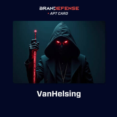VanHelsing ransomware group APT card illustrating a multi-platform RaaS threat targeting enterprise environments