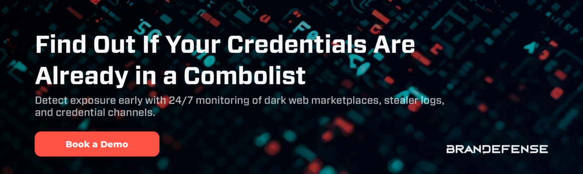Banner encouraging organizations to check if their credentials are in combolist databases