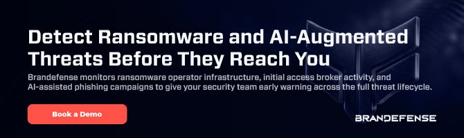 Brandefense Contributes to the Verizon 2026 DBIR: Why Threat Intelligence Data Shapes the World's Most Authoritative Security Report 2 Ransomware and AI-augmented cybersecurity threat detection image.