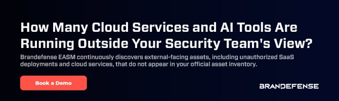 Brandefense EASM continuously discovers unauthorized SaaS applications and cloud services outside the official asset inventory.