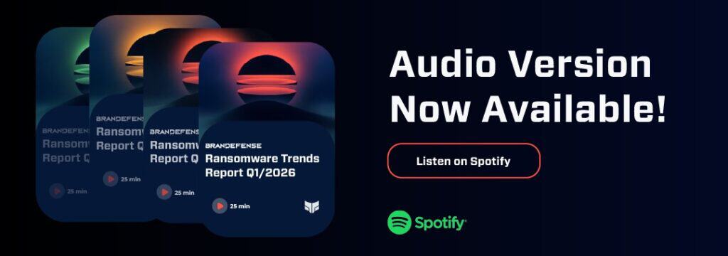 Audio version of Ransomware Trends Report now available on Spotify.