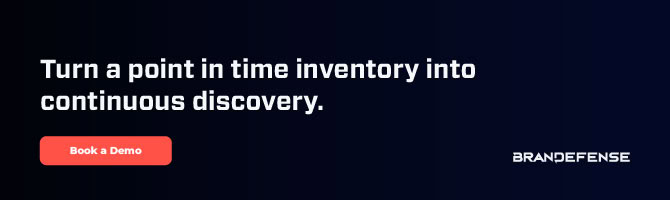 Turn a point in time inventory into continuous discovery with Brandefense.