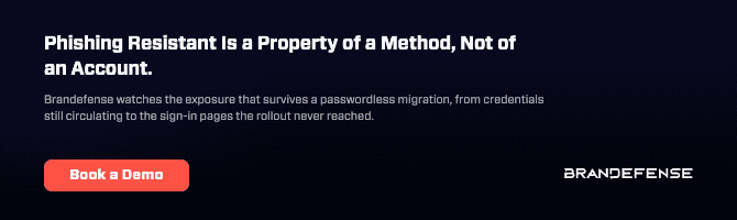 Phishing resistant security method illustration for cybersecurity awareness.