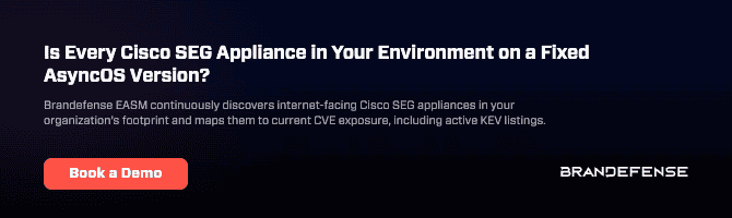 Cisco Secure Email Gateway logo with security icons and text.
