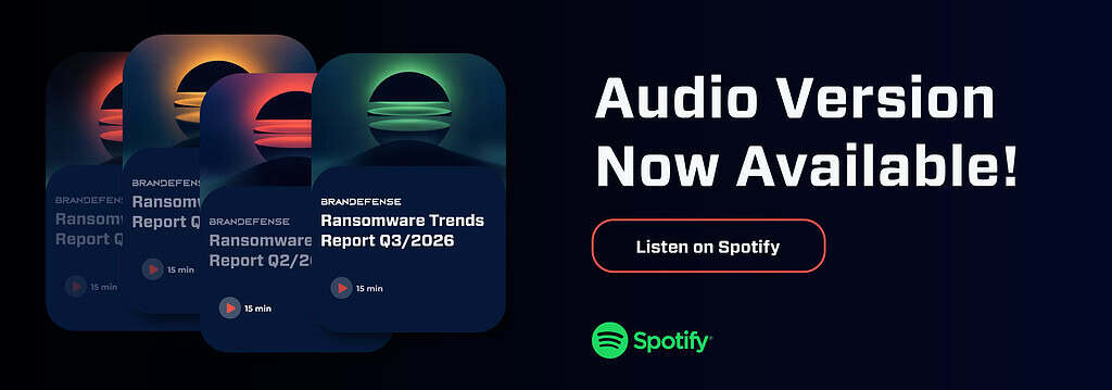 Ransomware Trends Report | Q3 2026 2 Audio version of the Ransomware Trends Report Q3 2026 now available on Spotify