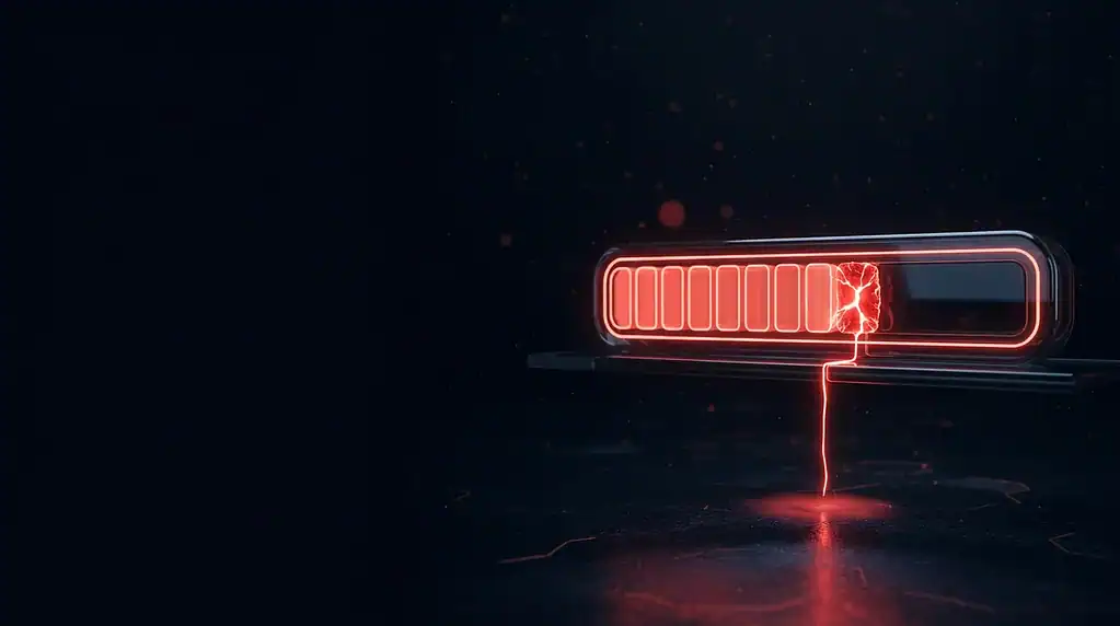 Dark glass progress bar with one cracked red segment with red neon lines, cover art for: PHP Warns of a New RCE Path in Session Upload Progress (CVE-2026-115560)
