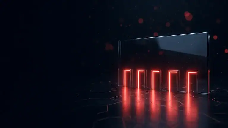Red neon.