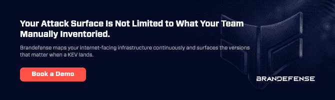 Your attack surface is not limited to what your team manually inventoried. Book a Brandefense demo