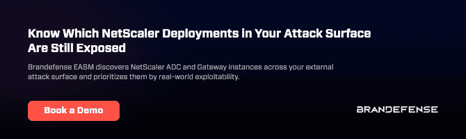 NetScaler ADC and Gateway instances exposed on attack surface.